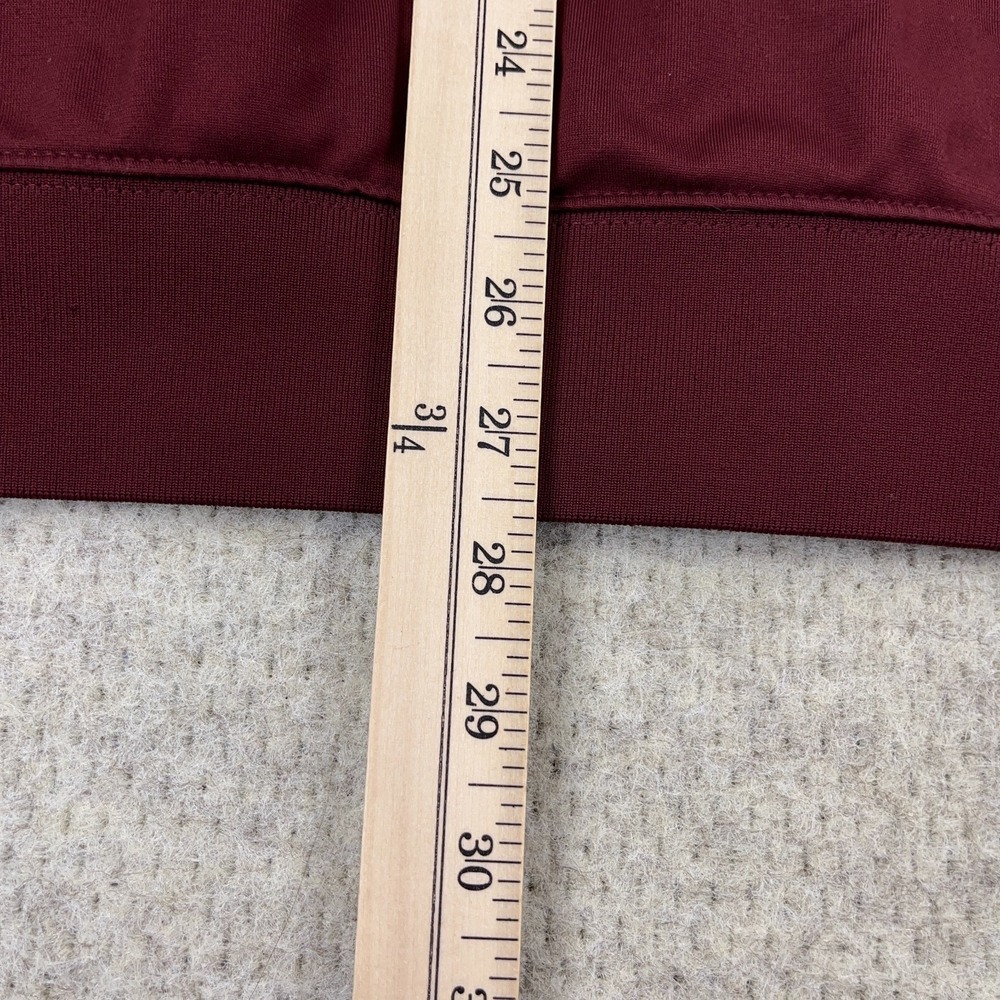 Virginia Tech Hokies Jacket Men Large Nike Dri Fit Track Suit Warm Up Maroon * - Picture 10 of 13